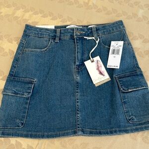 Jessica Simpson Blue Denim Skirt